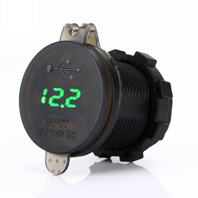 Bluejw 36W PD QC3.0 Fast Car Charger, 12V/24V USB Car Charger Adapter with LED Voltmeter, Automobile Chargers Multi USB Port Power Outlet Quick Charger - Image 5